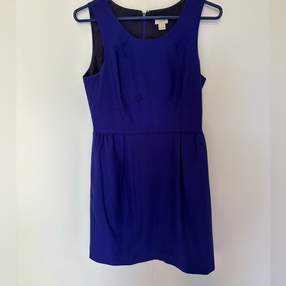 JCrew factory fit and flare wool dress